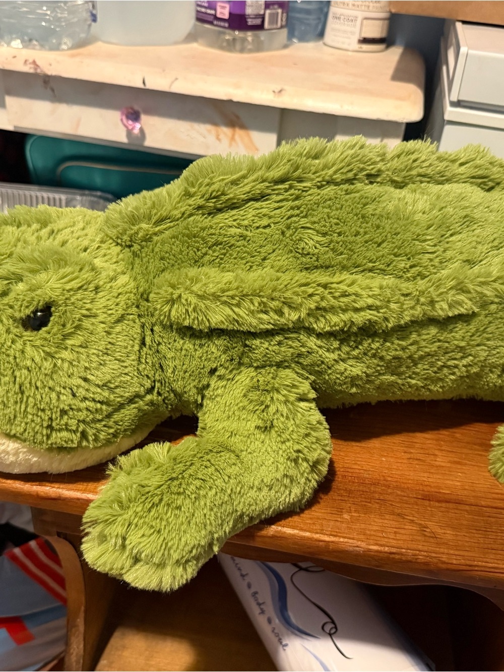 Green Plush Alligator